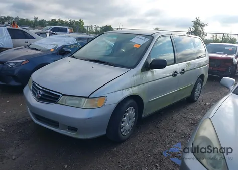 2002 Honda Odyssey Lx from USA, damaged, VIN 5FNRL18572B050015